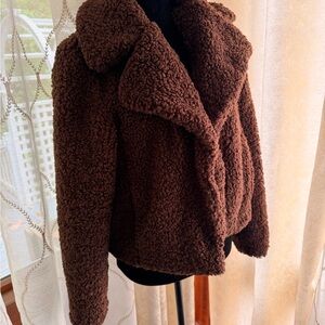 Cozy Brown Teddy Jacket